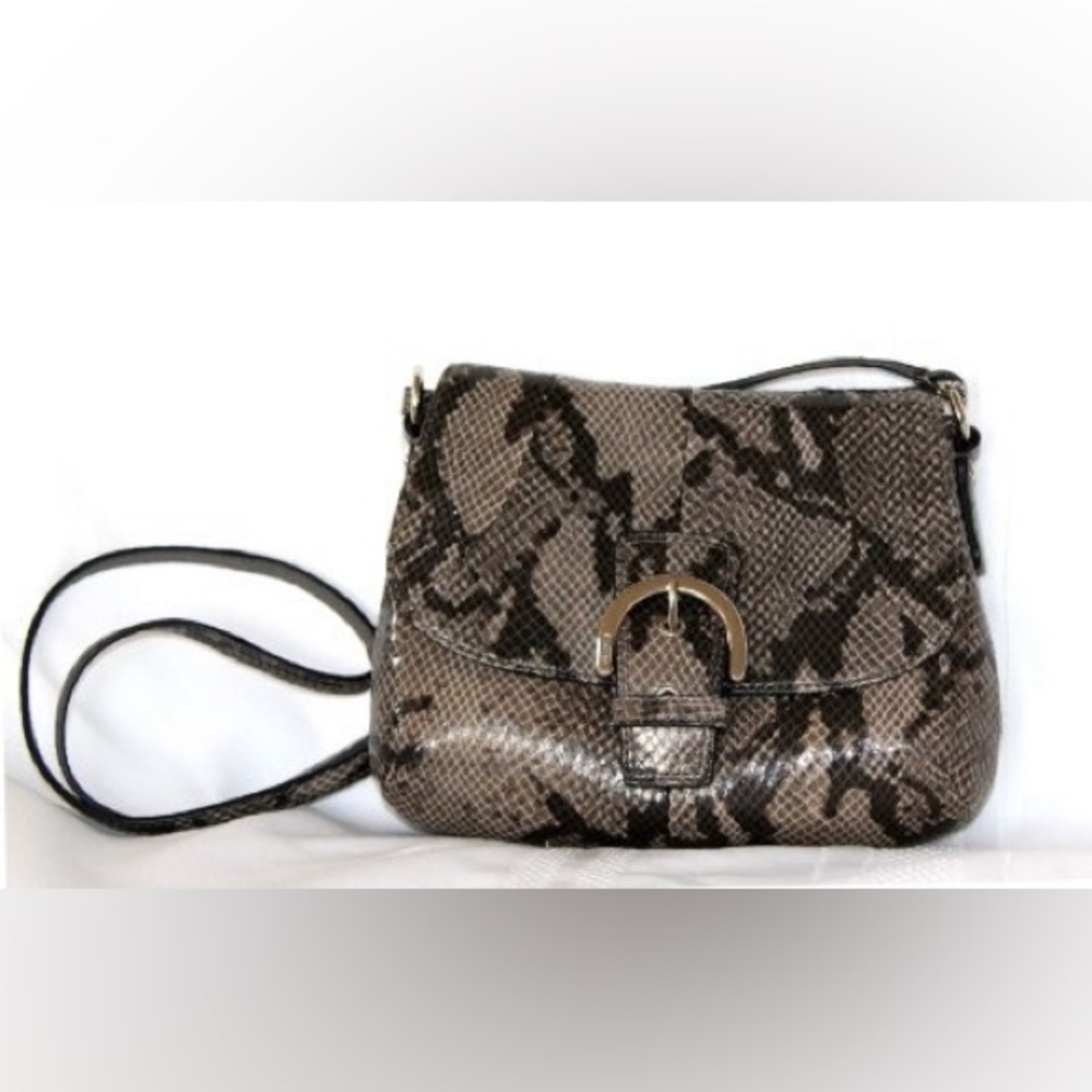 COACH Vintage Exotic Soho Python Snake Embossed Mini Crossbody - Picture 1 of 16